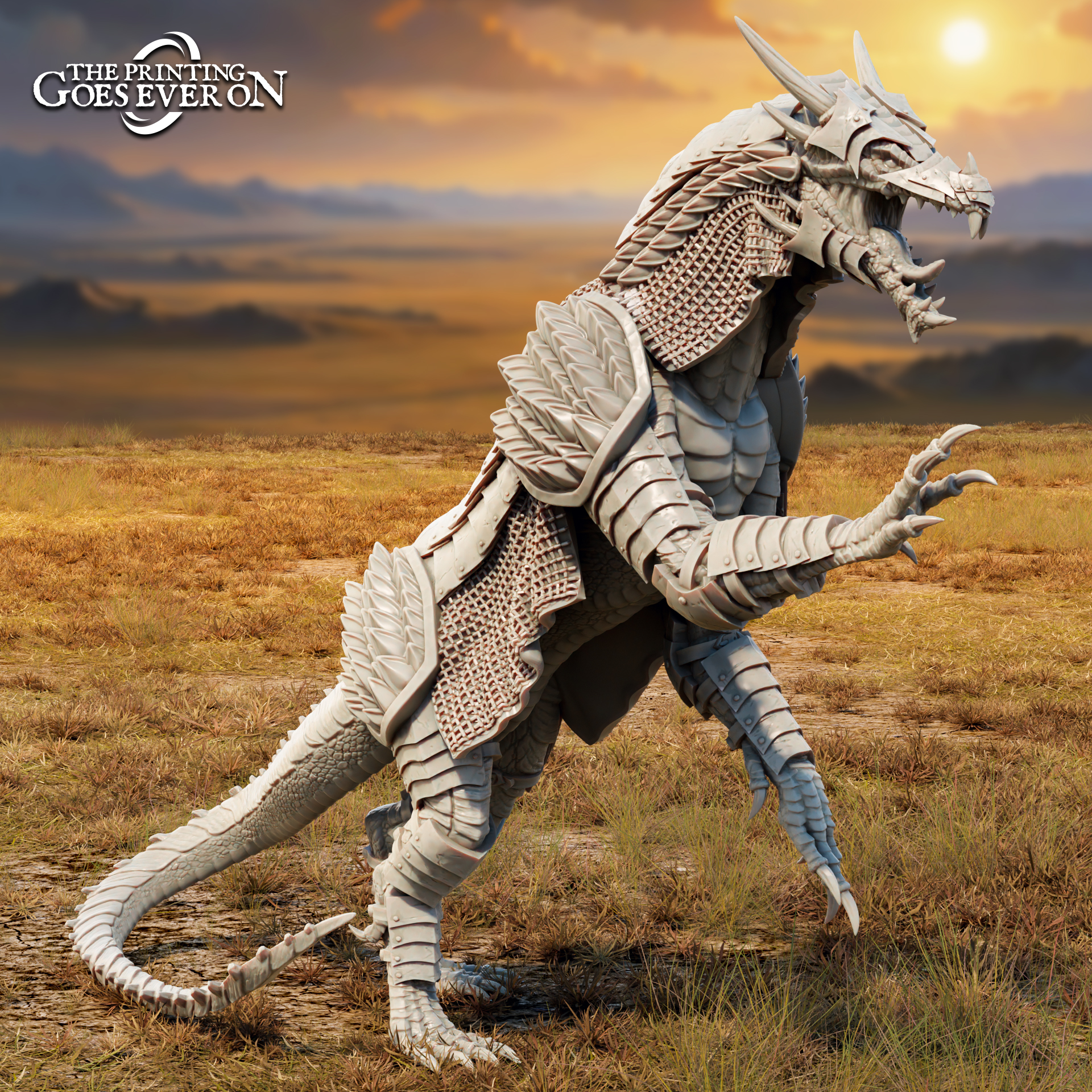 Golden Khanate War Drake - B - 2 Variants - Presupported